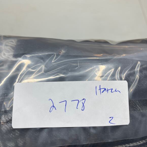 Hatch Over The Bump Jeans 27 Black Maternity Straight Leg Stretchy Raw Hem - Picture 7 of 7